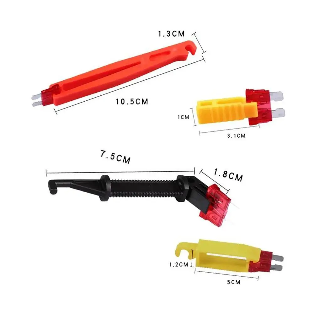 4 Pieces Micro Car Fuse Fetch Clips Car Fuse Extractor Fuse Remover Plastic Plier Tweezers Installation Tool