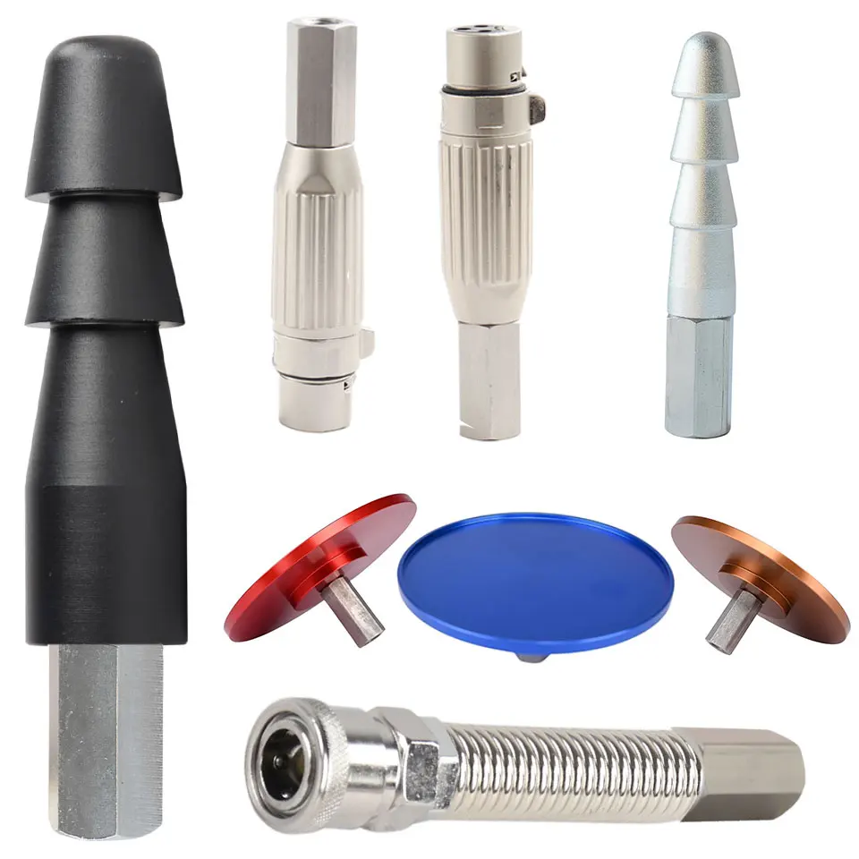 Motor Linear Alternativo 3xlr Acessórios m6 m8 M10 Adaptador de Conector Rápido Ventosa Faça Você Mesmo Primavera Vac-u-lock Adaptador Peças de