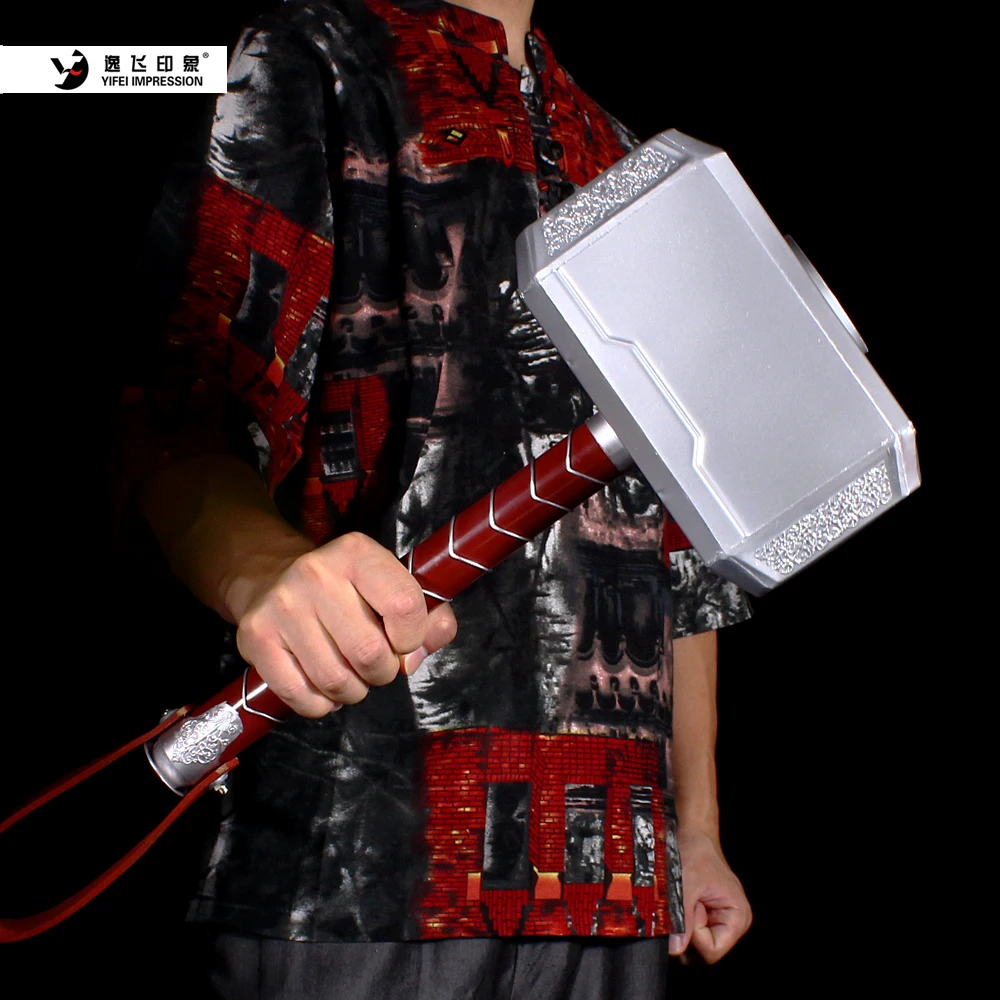 

Thor's Hammer Mjolnir Metal Avengers Prop, Thor's Hammer Craftwork Ornament Collection Toy