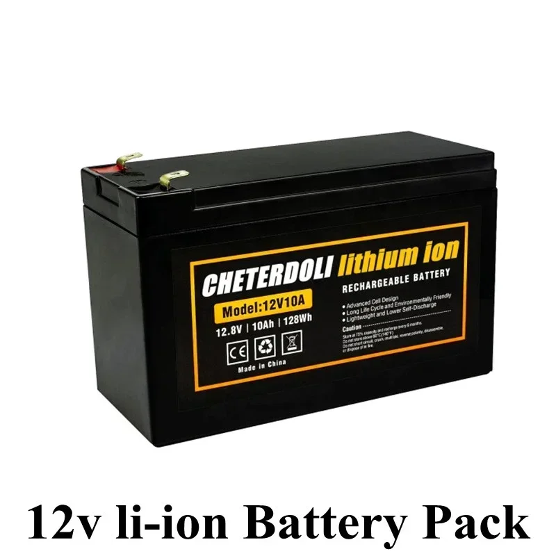 18650 Lithium Battery Pack 12V 12Ah 12000mAh Built-in High Current 30A BMS for Sprayers, Electric Vehicle Batterie+12.6V Charger