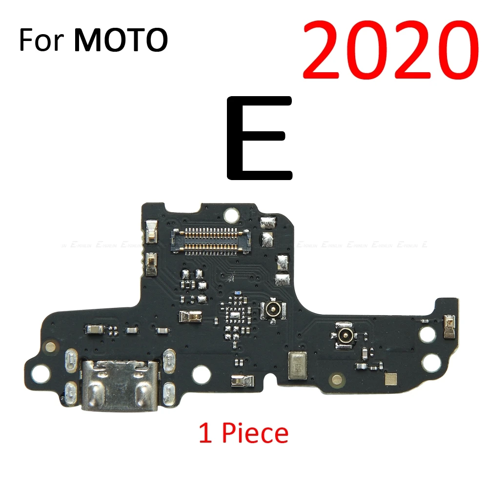 Charging Port Connector Board Parts Flex Cable With Microphone For Motorola Moto E 2020 E7 Power