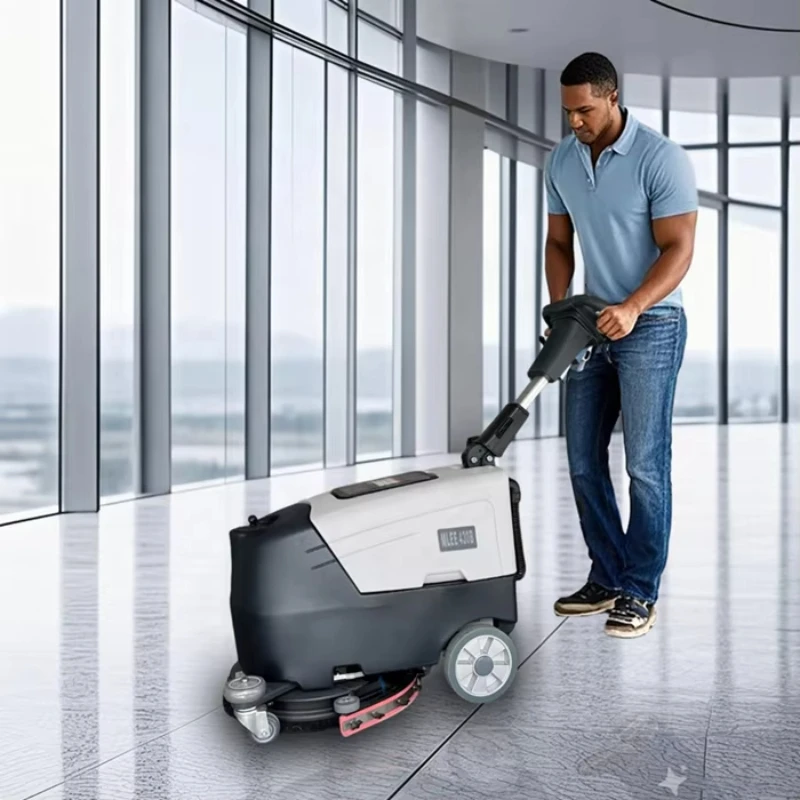 

For 430B Electric New Walk-Behind 24V 17 Inch Floor Scrubber for Workshop/Warehouse Cleaning