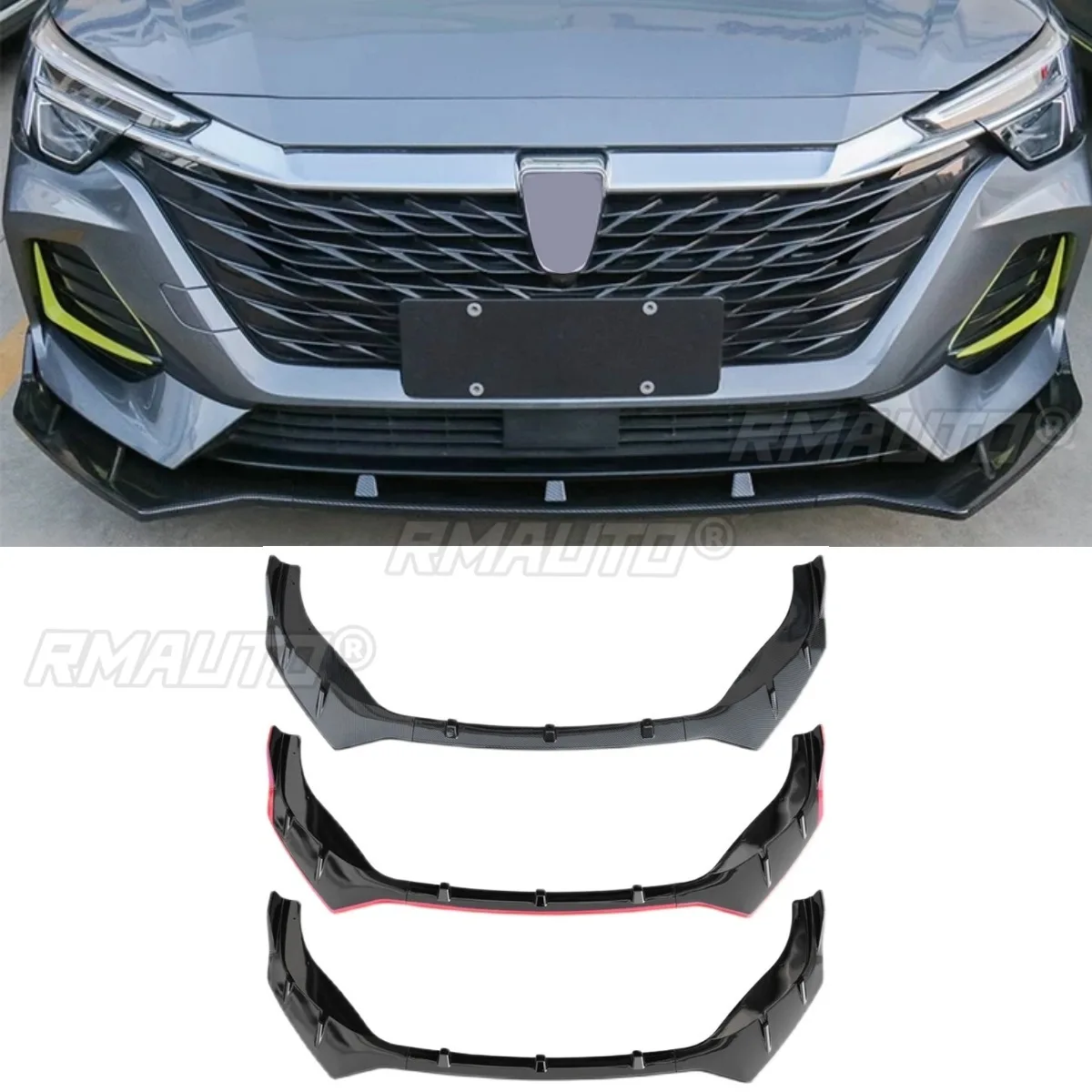 

Front Bumper Splitter Diffuser Lip Bumper Protector Bumper Protector for Roewe I6MAX Ei6MAX Body Kit Car Accessories