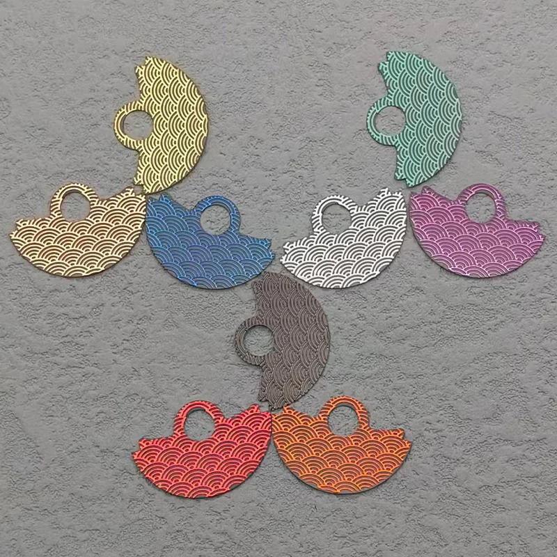 Customized NH35 Automatic Hammer Rotor Patch With UP Sticker Fit NH35 NH36 7S26 4R 6R Movement Watch SKX007 Watch Refit Parts