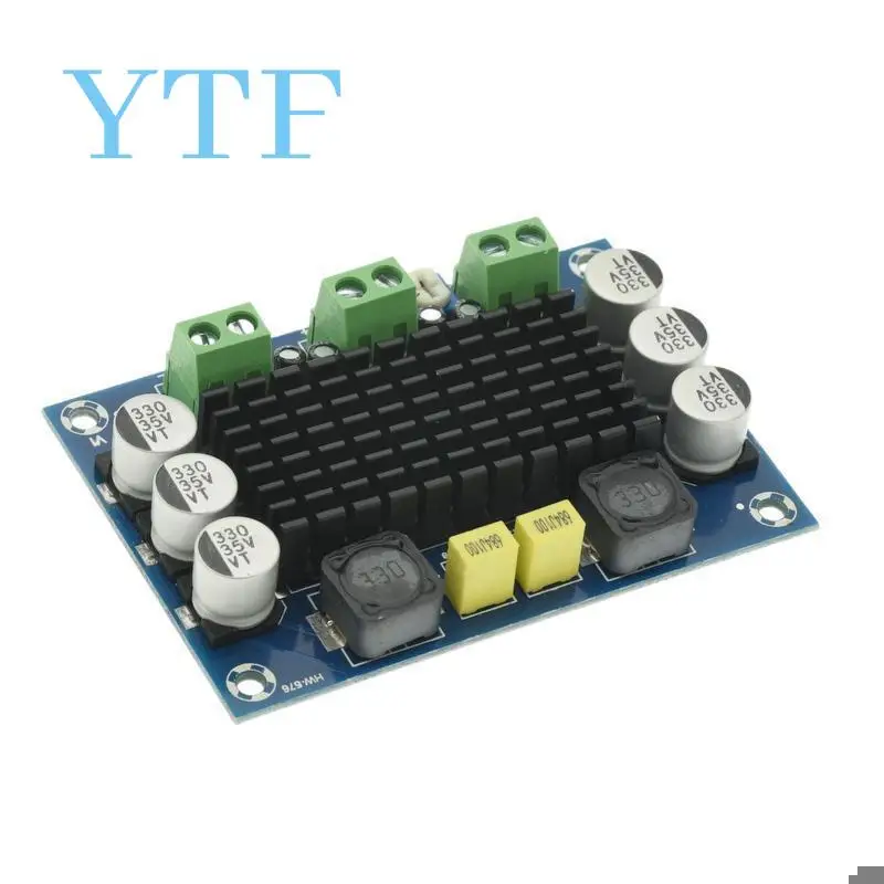 XH-M542 Mono 100W Digital Power Amplifier Board TPA3116D2 Digital Audio Amplifier Board 12-26V