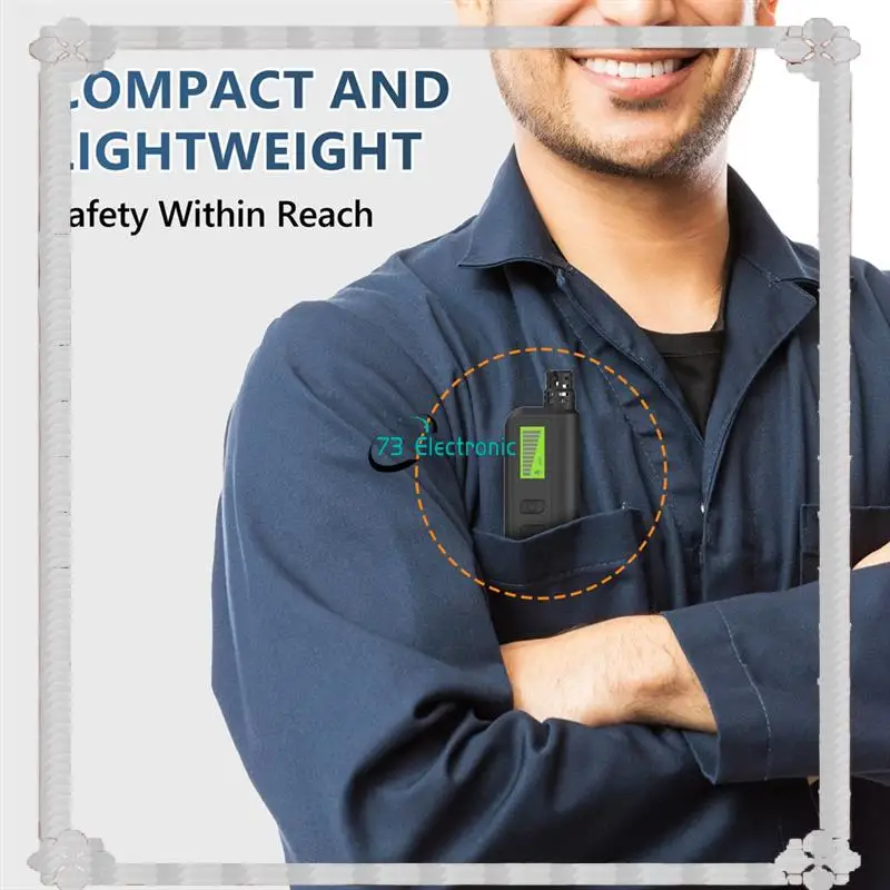 24-Hour Delivery Mini Handheld Gas Leak Detector Natural Gas Detector Combustible Gas Detector With Audible Alarm Gas Sniffer Te