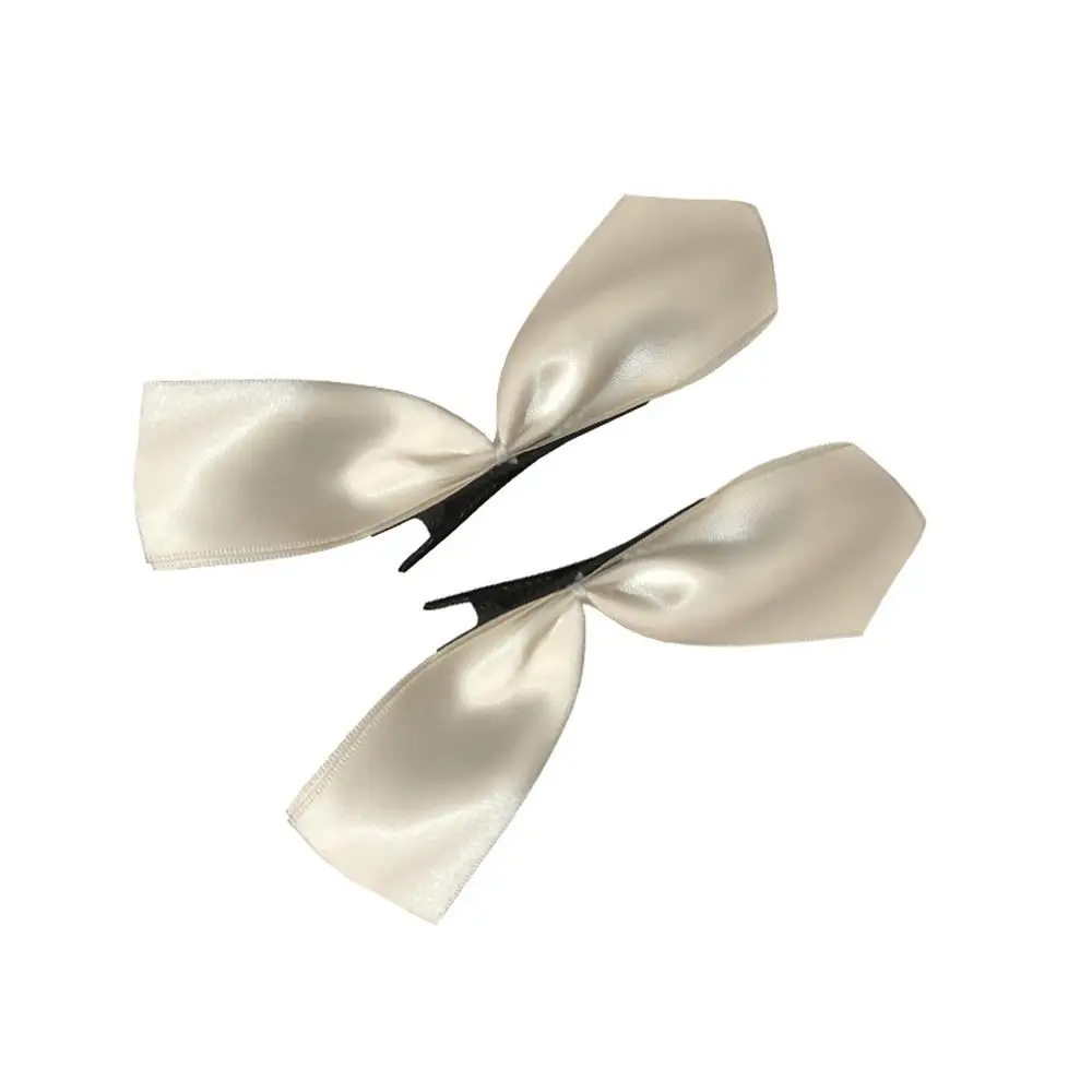 

Clip Bowkont Children Barrettes Ins Hair Clips Hair Side Clip Bow Hair Clips Women Hairpins Korean Duckbill Clip Satin Silk