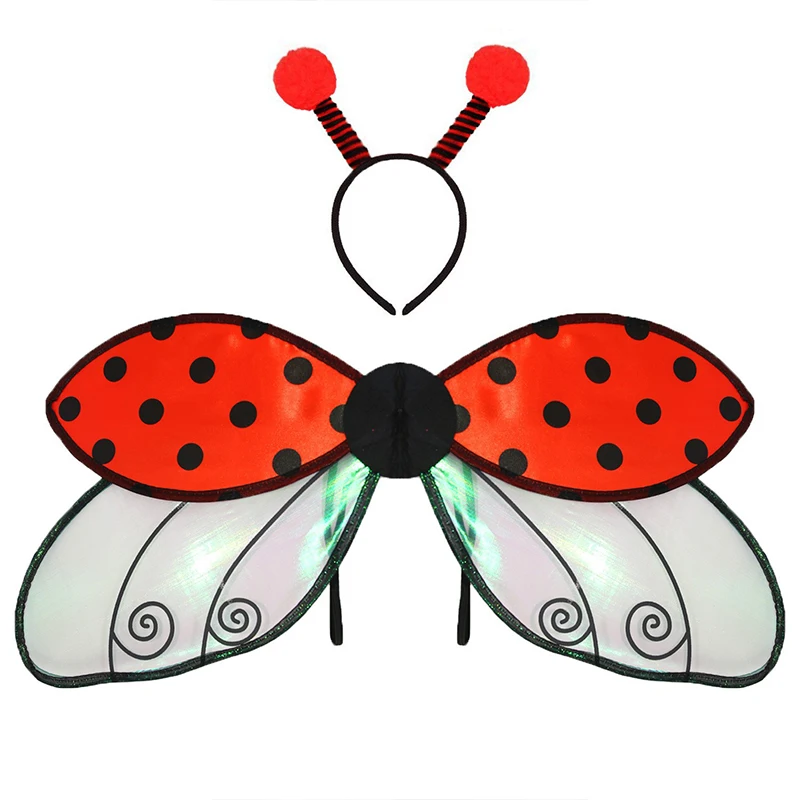 أجنحة الجنية الكبار النساء هالوين الجنية زي للنساء الملحقات فراشة الخنفساء النحل تأثيري الجنية زي أجنحة الملاك #2