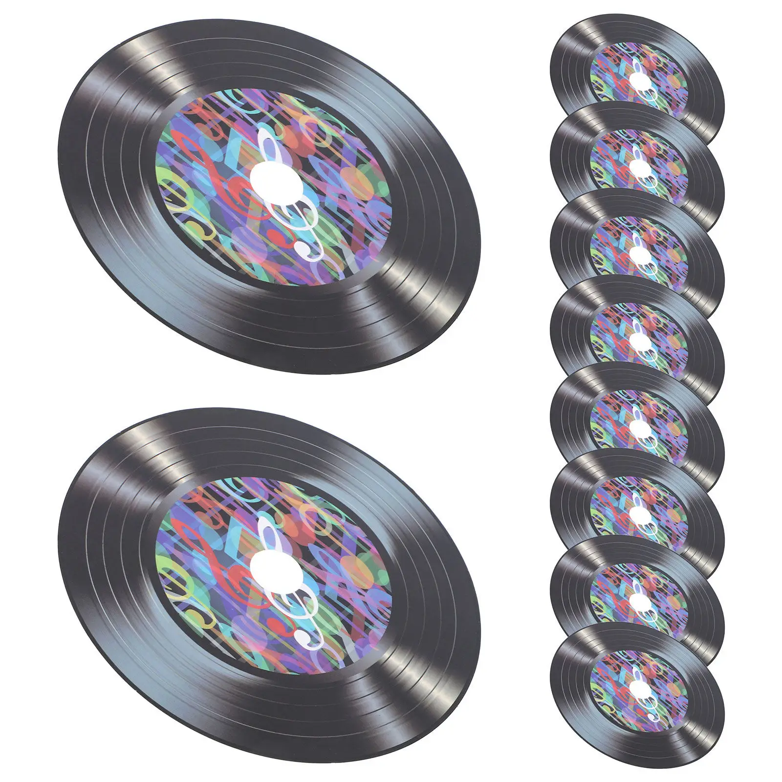 

Набор декоративных виниловых пластинок для украшения стен в современном винтажном стиле, музыкальный декор для вечеринок, украшение для дома, офиса, бара, кофейни