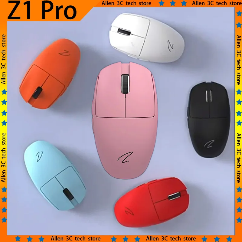 Zaopin Z1 Pro Wireless Mouse 3-Mode 2.4G PAW3395 Nordic52840 Ergonomics Lightweight Office Laptop Gamer Custom PC Gaming Mouse