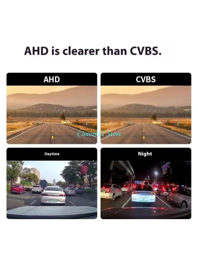 

Y1UB Waterproof Rear Camera for Most Vehicle Easy Installation 1080P Car Reversing Rear View Camera Wide
