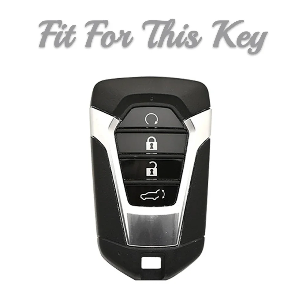 For ISUZU Dmax D-max Mux 2021 2022+ D-max MU-X 3.0 Mux Key Cover Case 4 Buttons TPU Car Key Case