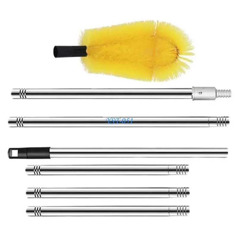 E15A Multifunctional Sectional Gutter Cleaning Equipment with Sturdy Easy to Use Brush for Leaf and Dirt Clearance Cleaning