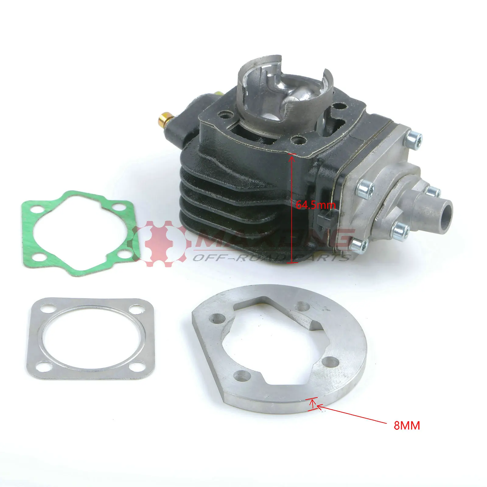Performence Cylinder Kit 2V 80 for Bicycle Engine F80 47MM 80CC