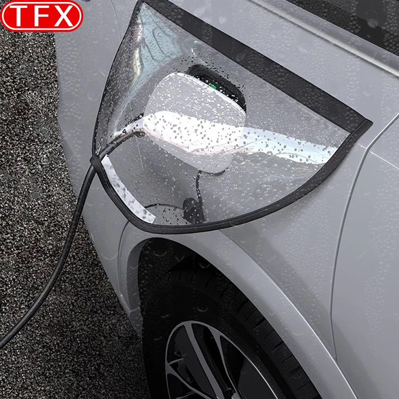 

For BYD Leopard Titanium 7 2025 2026 Car Charging Gun Rain Cover Magnetic Suction Rain Shield Waterproof Cover Auto Accessories