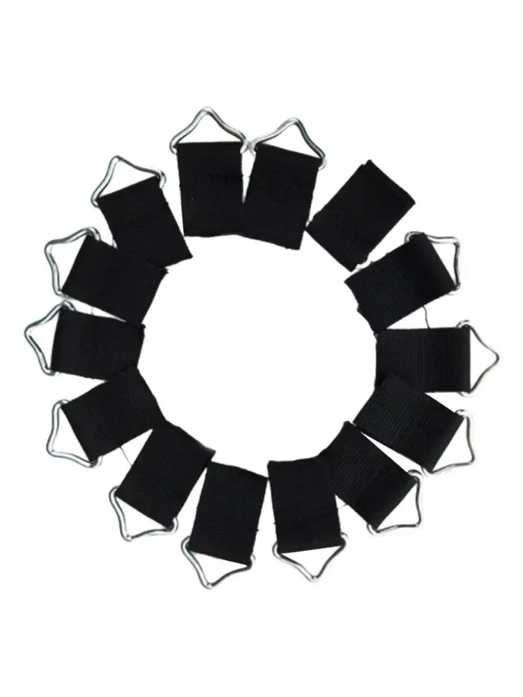 Anneaux triangulaires en acier, 10 pièces, anneaux à boucle en V pour tapis de Trampoline, coussinet de saut, boucles latérales de fixation