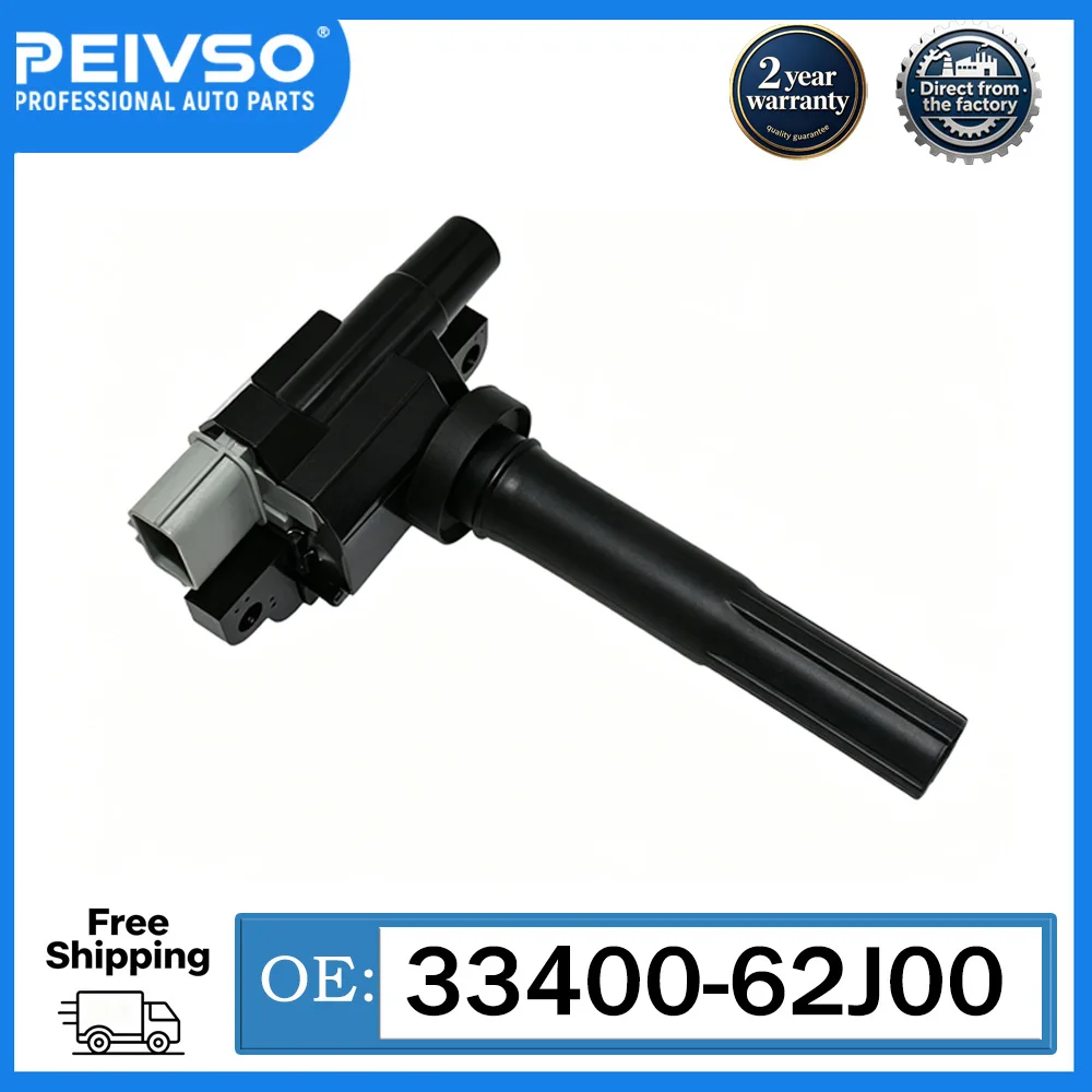 2/4 PCS/lot Ignition Coils 33400-62J00 3340062J00 For Suzuki Alto Baleno Carry Ignis Liana Swift SX4 Wagon Chevrolet Tracker