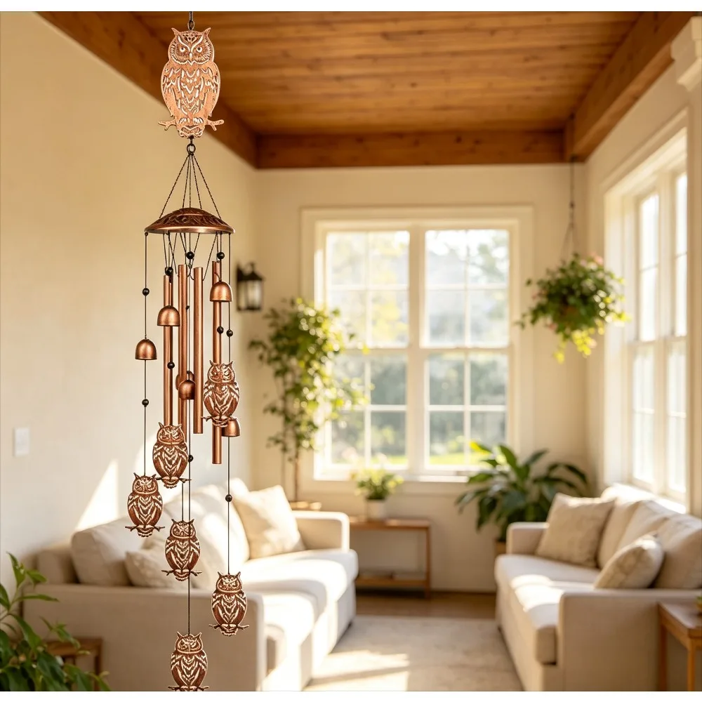 1PC Large Wind Chime Bells Outdoor Garden Hanging Decor Chapel Style Metal Wind Chimes Home Yard Patio Decoration Gift