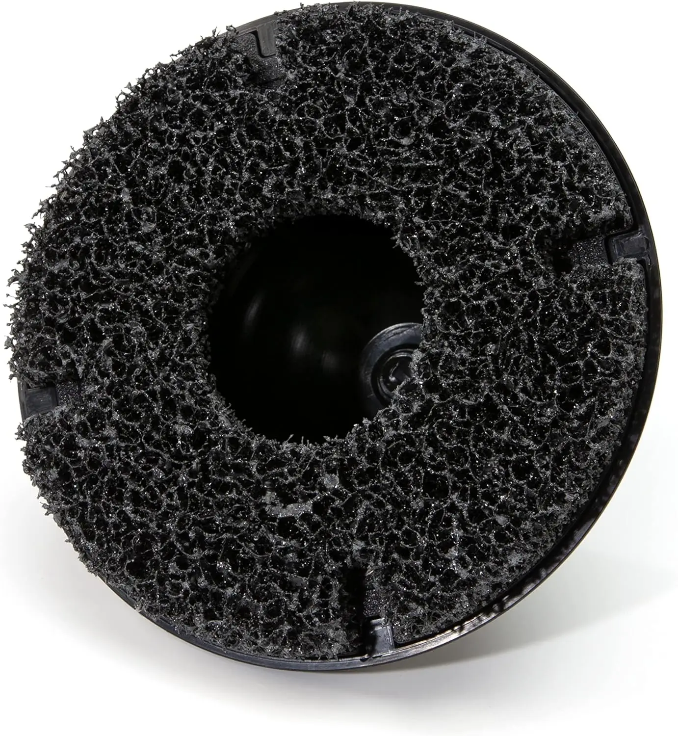 

6-Inch Studless Wheel Hub Polisher Kit, 5/16' Hex, 7/16' Arbor Adapter, Durable Nylon Pad (60389)