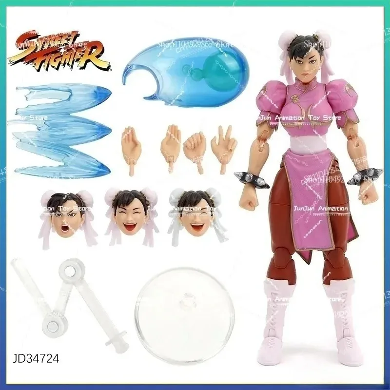 Op voorraad: Jada Toys Ultra Street Fight II Baison, Akuma, T. Hawke, Violent Ken, RYU, Guile – 15 cm actiefiguur, verzamelobject.