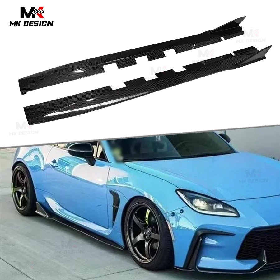 

Carbon Fiber ADR Style Side Skirts Extension Lip for Toyota GR86 Subaru BRZ 2022-2024 Side Skirts Aprons Car Accessories