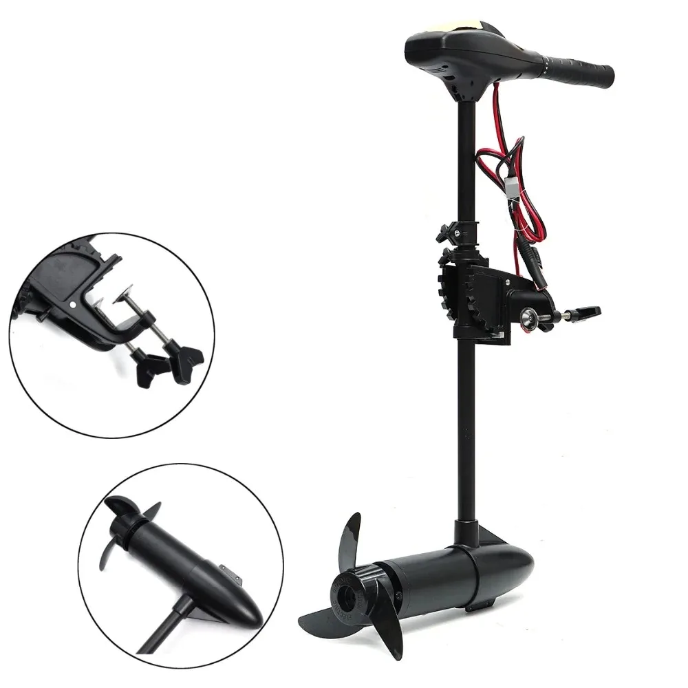 

60 LBS 12 V Electric Trolling Motor Outboard Engine for Inflatable Boat Fishing Kayak Canoe Dinghy