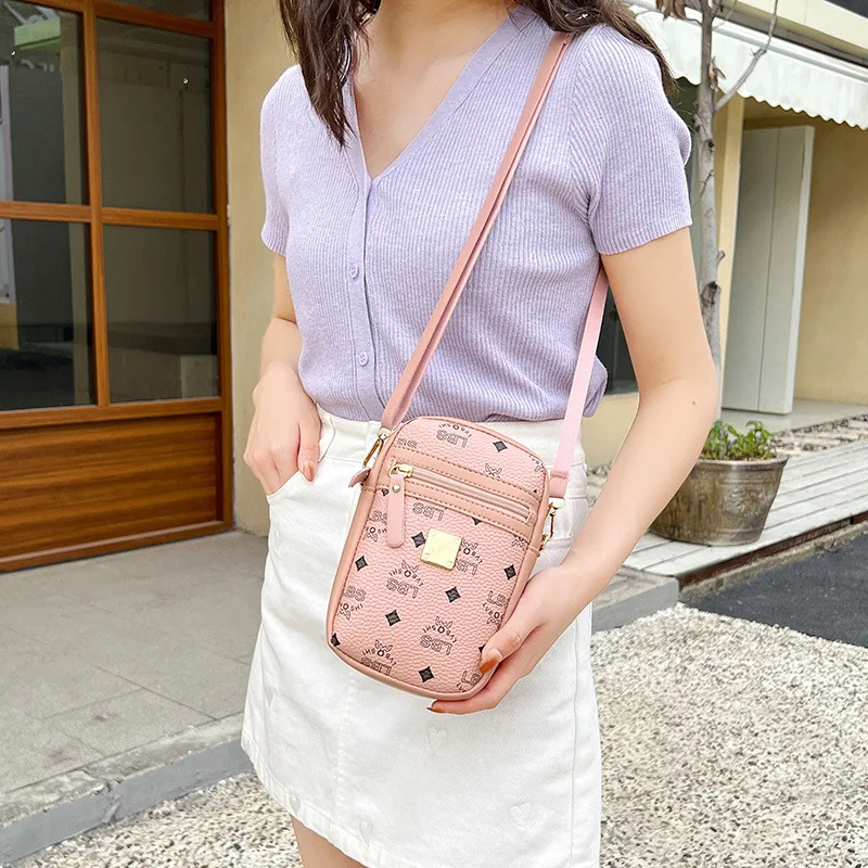 New Fashion Camera Bag, Classic Print Shoulder Bag, Ladiesbags, Niche Cute Fashion, Crossbody Coin Purse