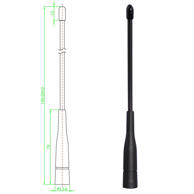 868MHz 915MHz LoRa-Antenne, Omni-RFID-Lesegerät-Antenne 863-870MHz 902-928MHz NB-IoT-System-Flachantenne + 10cm Verlängerungskabel – Detail 5