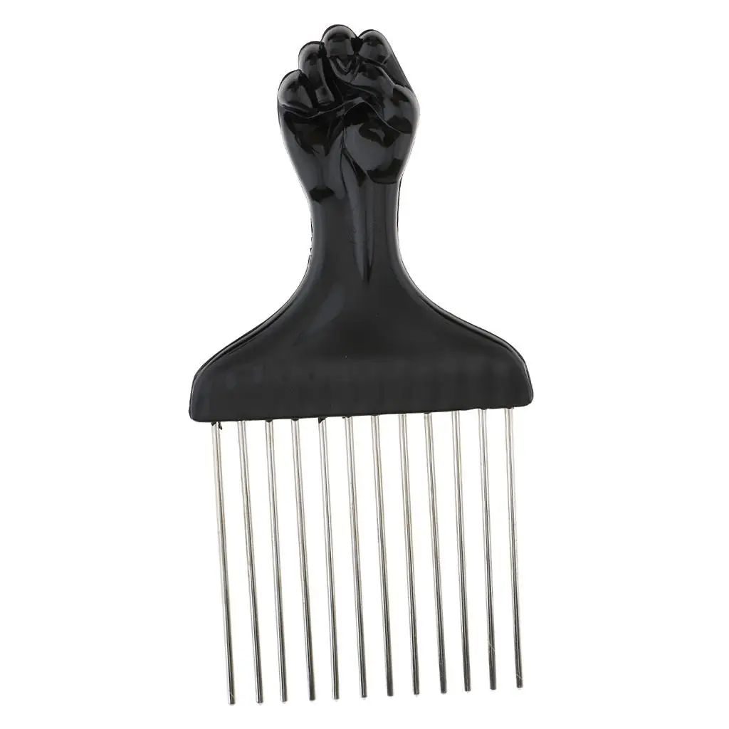 Wide Tooth Comb Plastic Handle Detangling Anti-static Hairdressing Barber Brush for Hair Highlighting and Dyeing