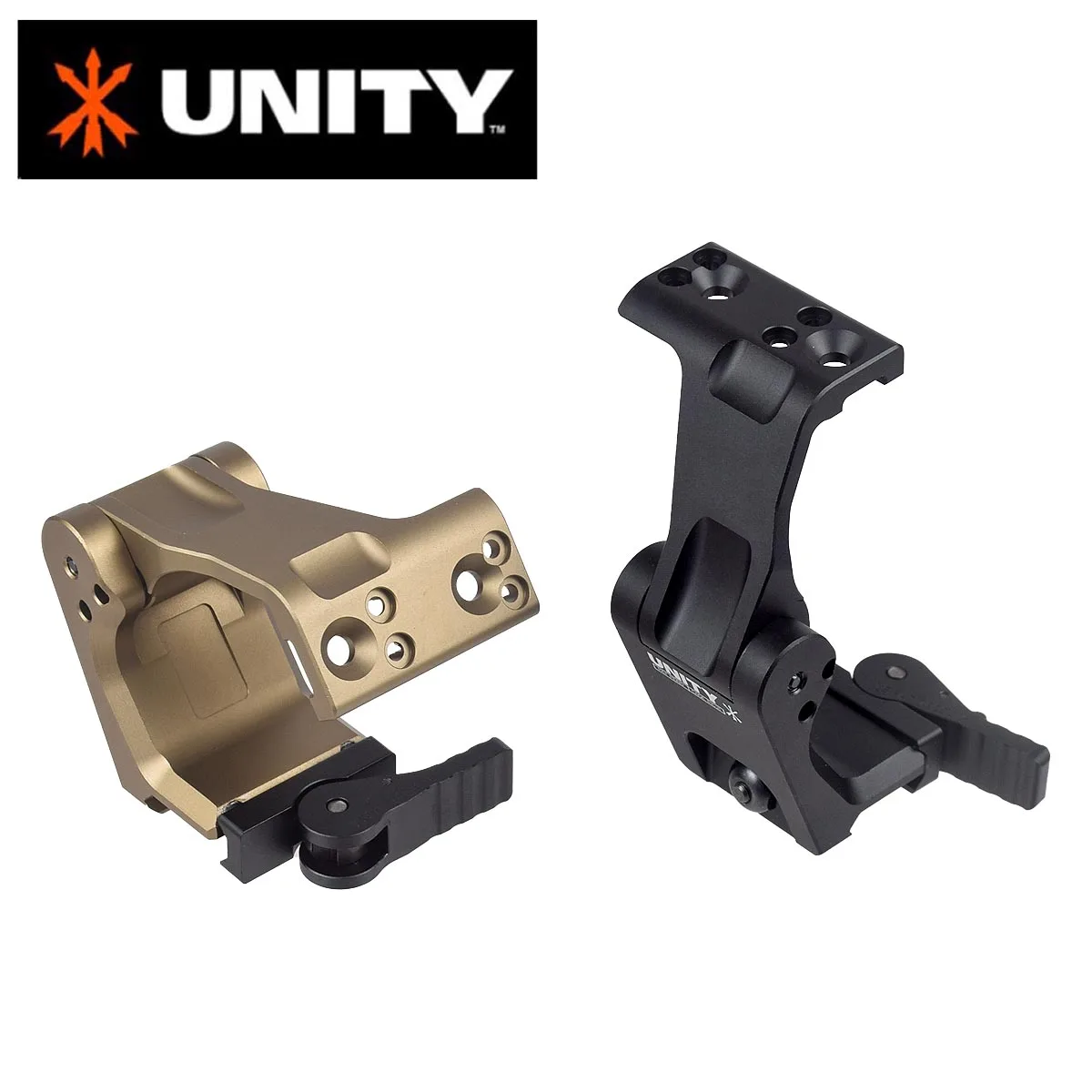 Tactical Metal UNIDADE LOGO RÁPIDO OMNI FTC Lupa Mount Base Óptica, G23 G30 G33 G43 G45, 2.26 "Visão Altura Óptica, Âmbito Montagens