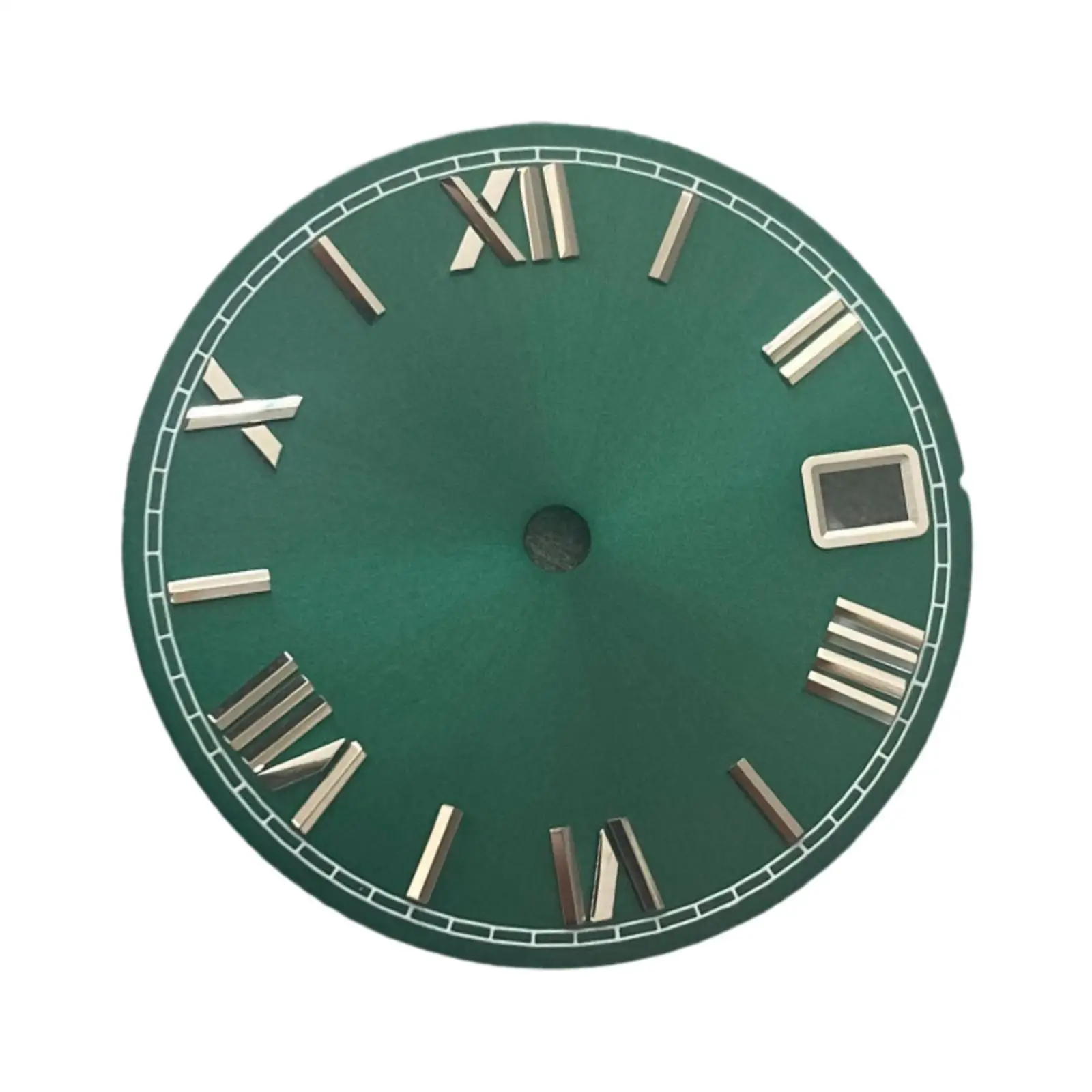 Roman Numerals Dial 28.5mm Vintage Design Wear Resistant Stud Design Easy to Install Replacement for NH35/36/4R/7S Movement