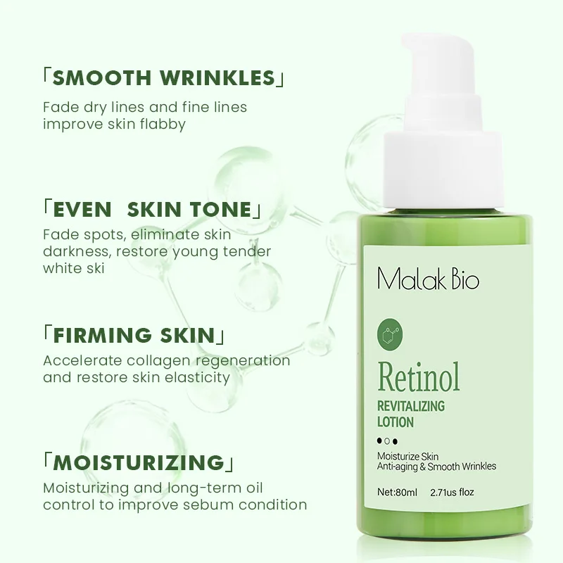 Malak Bio suit retinol toner+essence+essence milk+cream firming moisturizing anti-aging & reducing wrinkles