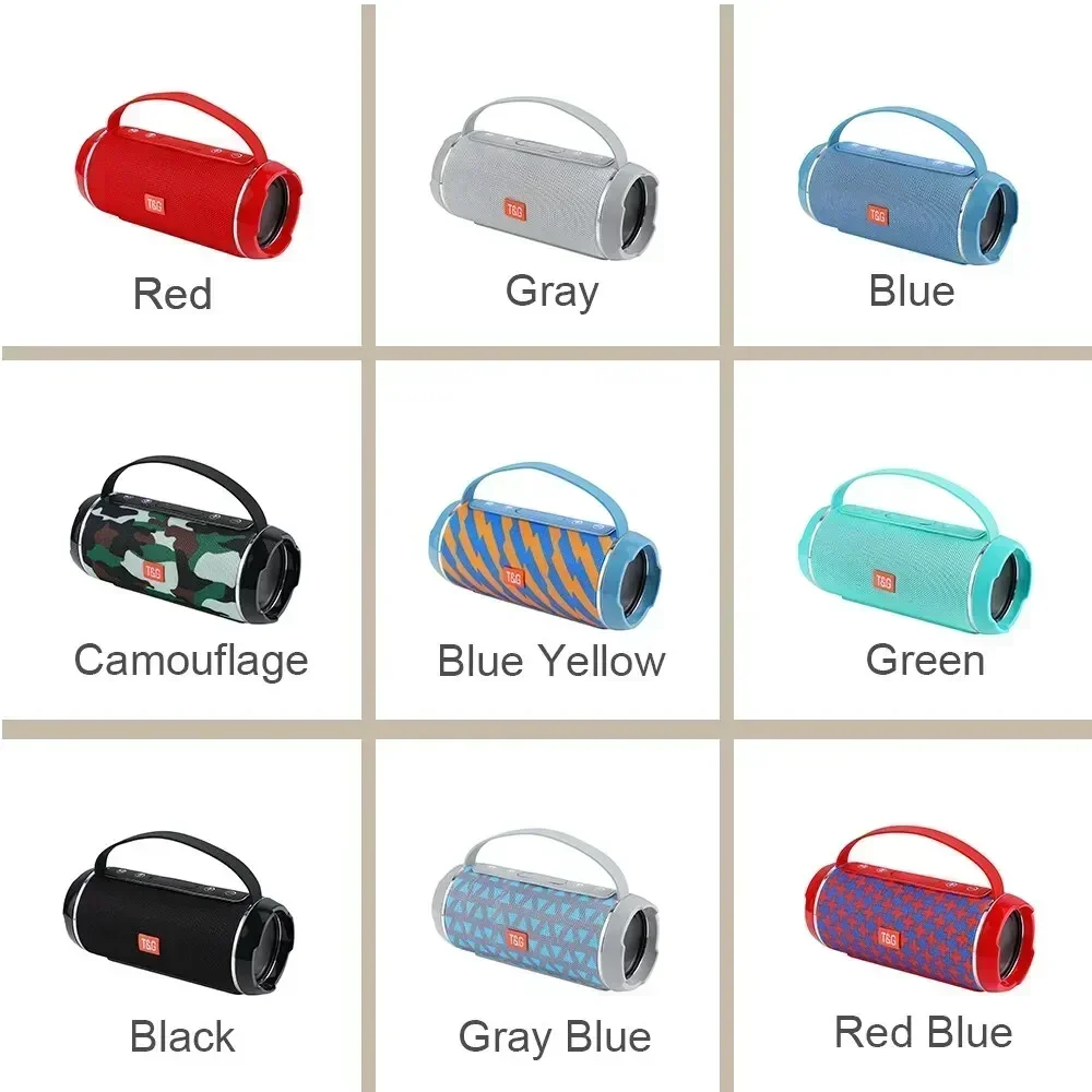 T&G Bluetooth Speaker TG116c TWS Wireless Powerful Box Portable Outdoor Speakers Waterproof Subwoofer 3D Stereo Sound HandsFree view 6