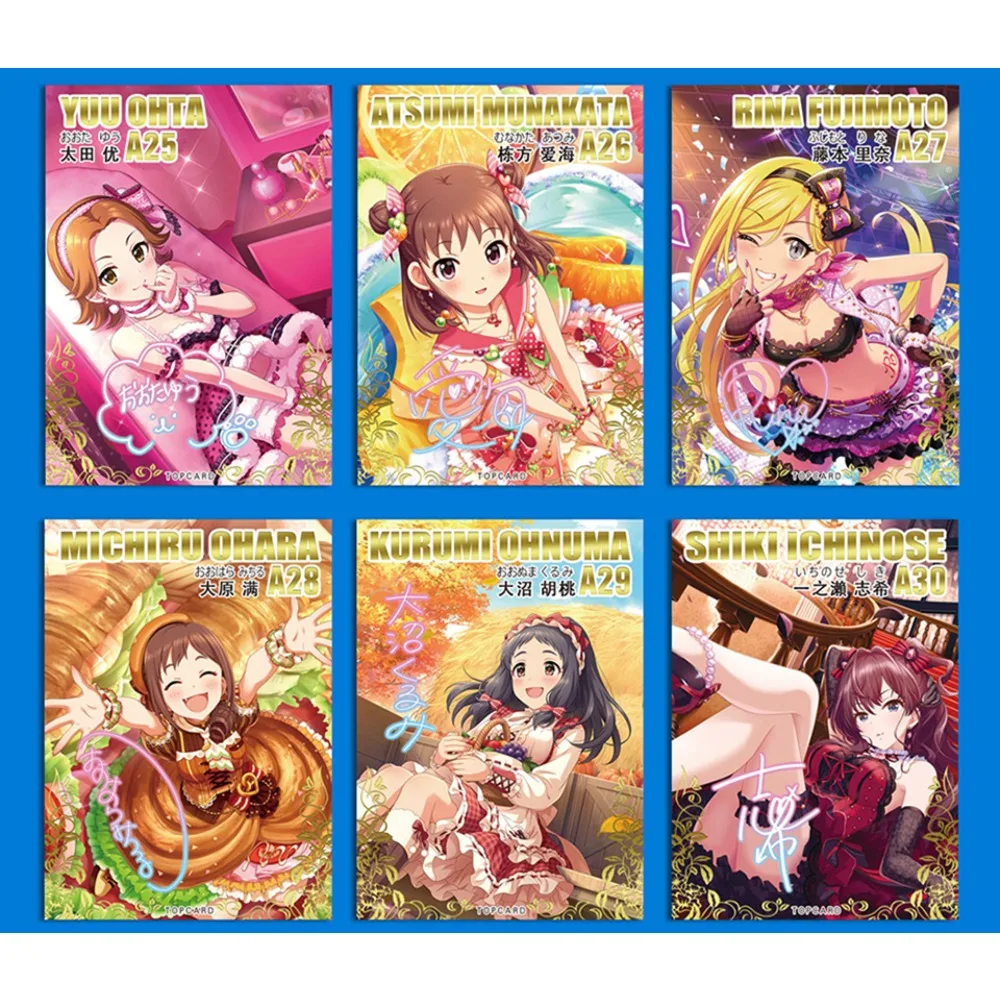 The Idol Master Cinderella Girl Cards Goddess Story Series Anime Popular Character Virtual Idol Rare Original Drawing Card Gifts