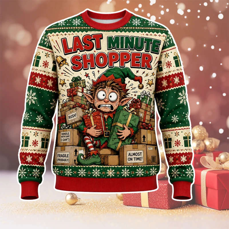 New Popular Christmas Ugly Christmas New Year Gifts With Interesting Designs Hot Selling Men's And Women's Unisex Christmas Part