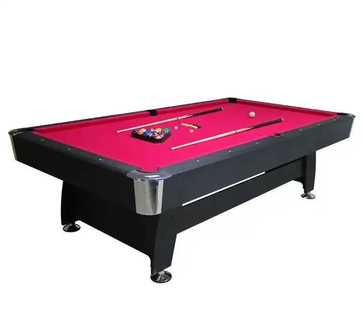 

Modern 7/8/9ft USA Snooker Pool Table 9 Ball PVC Pocket Rubber 9 Ball Return Factory Direct Sales Customizable Billiard Table