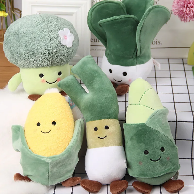 Stuffed Plant Plush Simulated Vegetable and Corn Plush Toys Farm Corn Style Comfortable and Soft Brithday Present for Friend