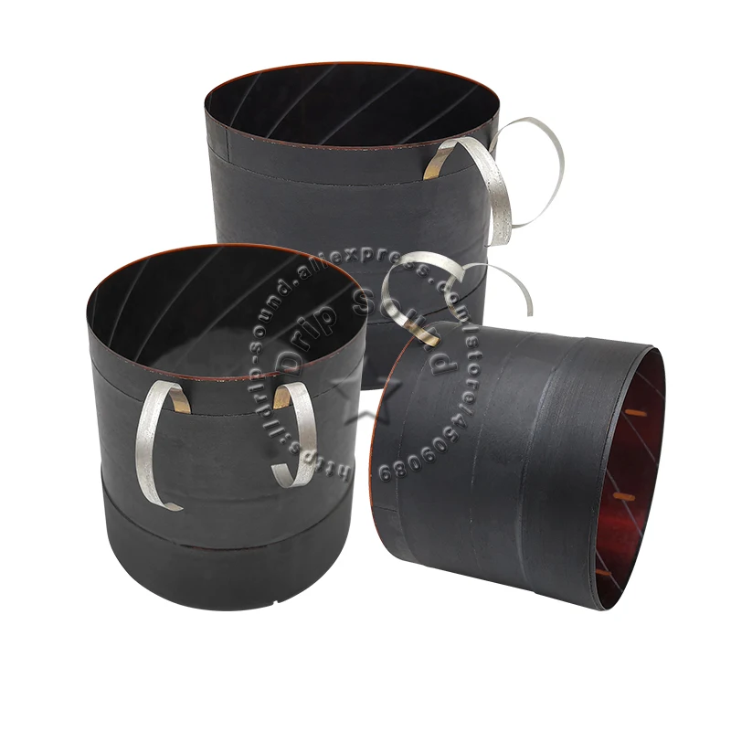 KSV 2 레이어 플랫 구리 와이어 베이스 스피커, 음성 코일 우퍼 사운드 드라이버, 라우드 스피커 수리 부품, 35.5mm-76.2mm, 7-8Ohm