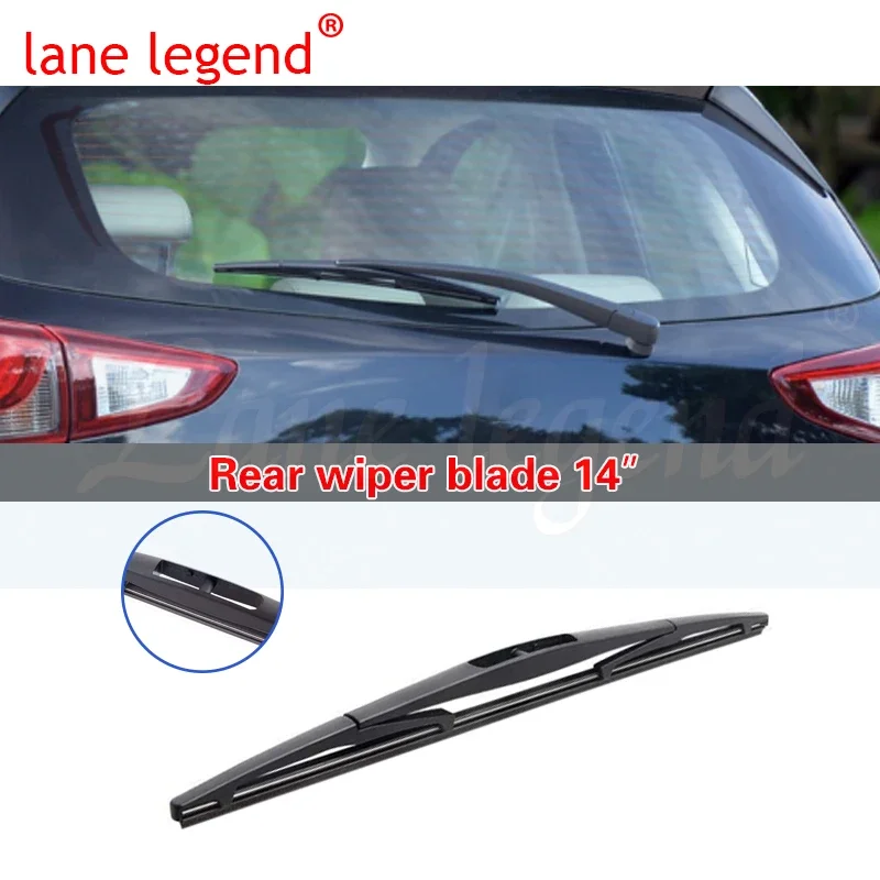 Car Wiper Front & Rear Wiper Blades Set For Mazda2 Mazda Demio 2 DJ DL 2014 - 2023 Windshield Windscreen Window 22\