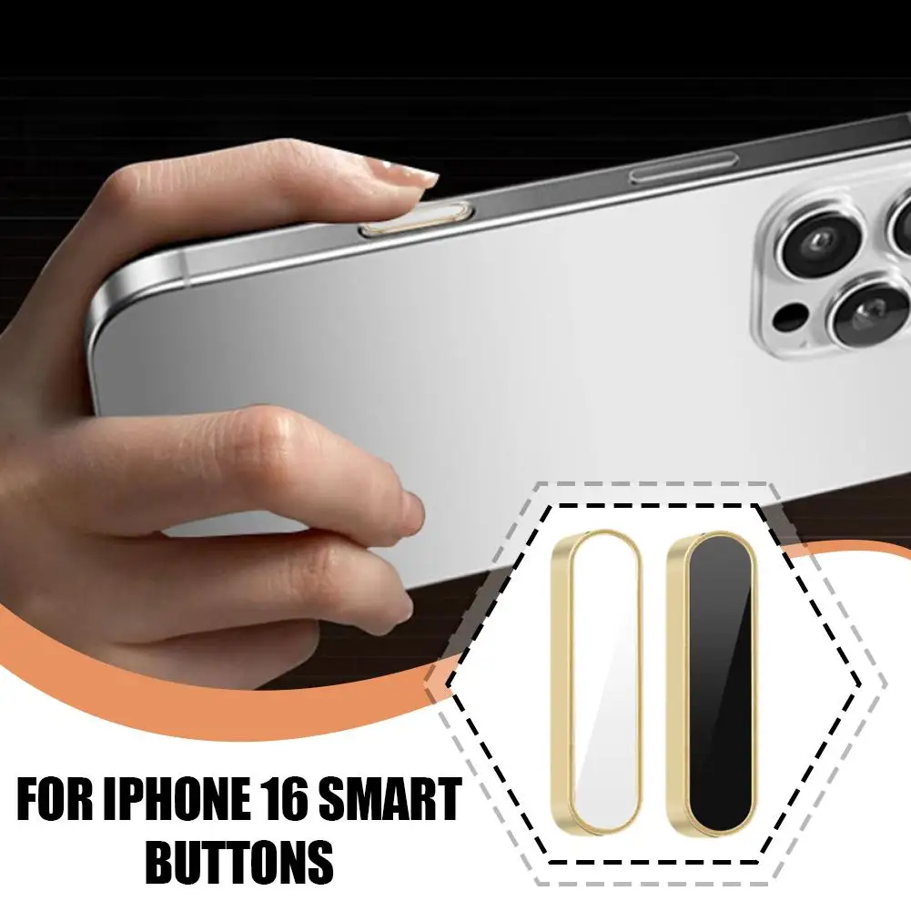 Mobile Phone Smart Button FOR IPhone 16 Series Camera Chip Conduction Capture Photo Touch Button Anti-scratch Wear-resistan Y3G8