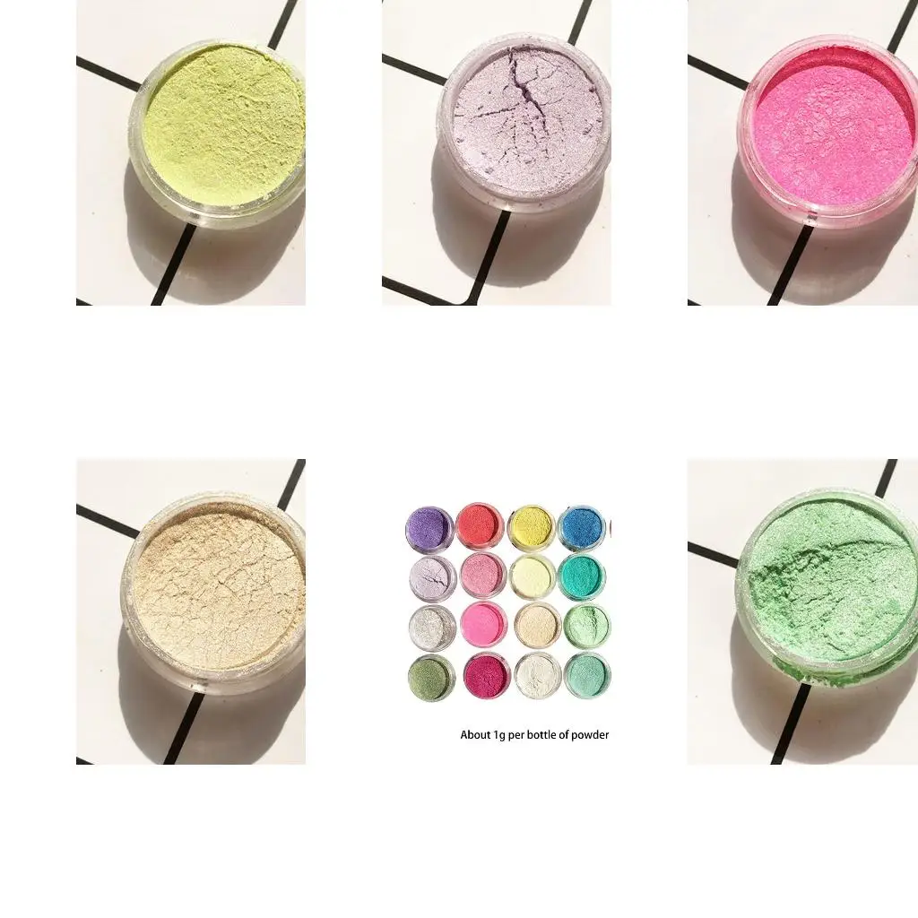 

DIY Jewelry Filler 20x Pearlescent Powder Resin Color Dye Pigment for Face Decor