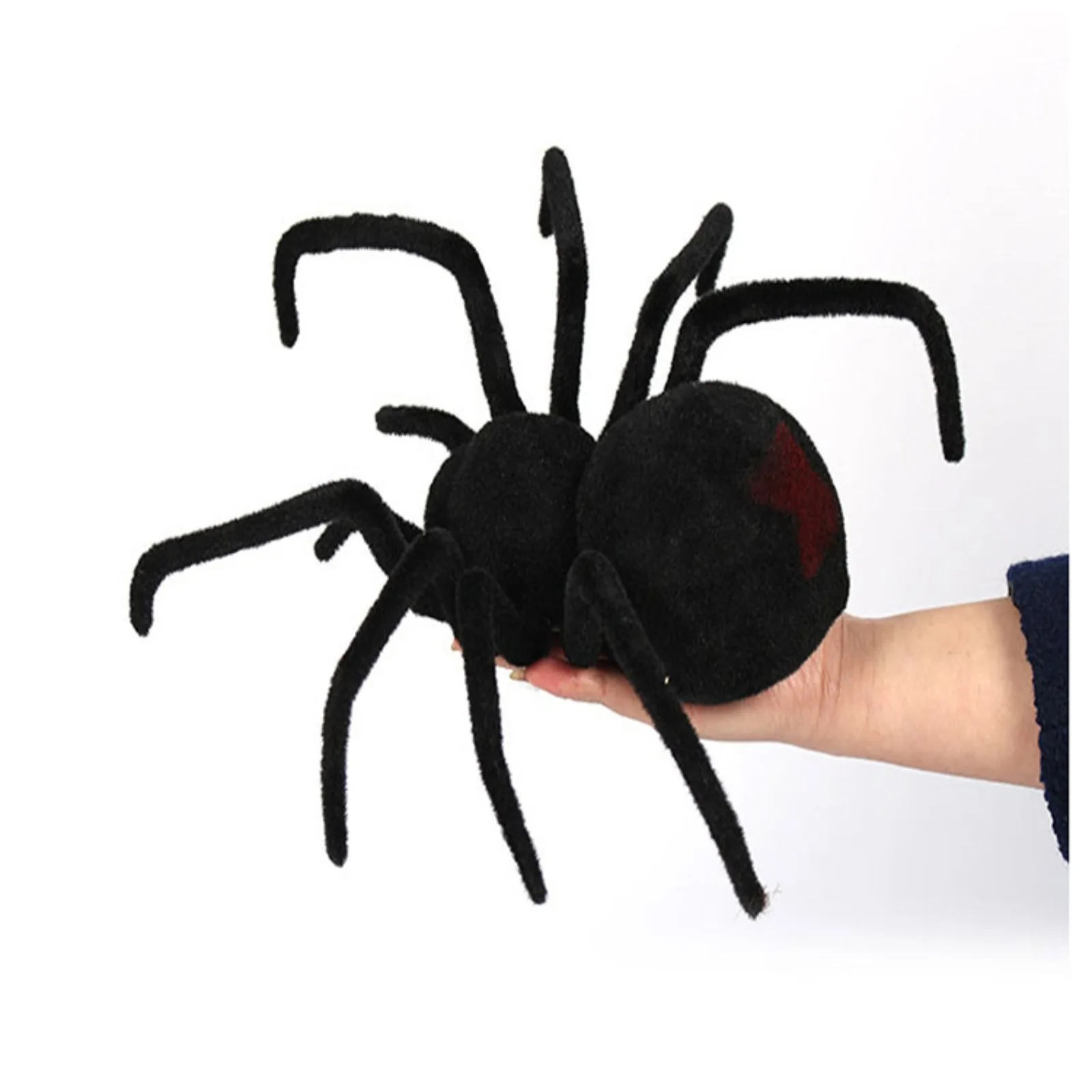 Giocattolo di scherzo di ragno elettrico telecomandato a infrarossi Ragno strisciante realistico per regalo di bavaglio di Halloween per bambini