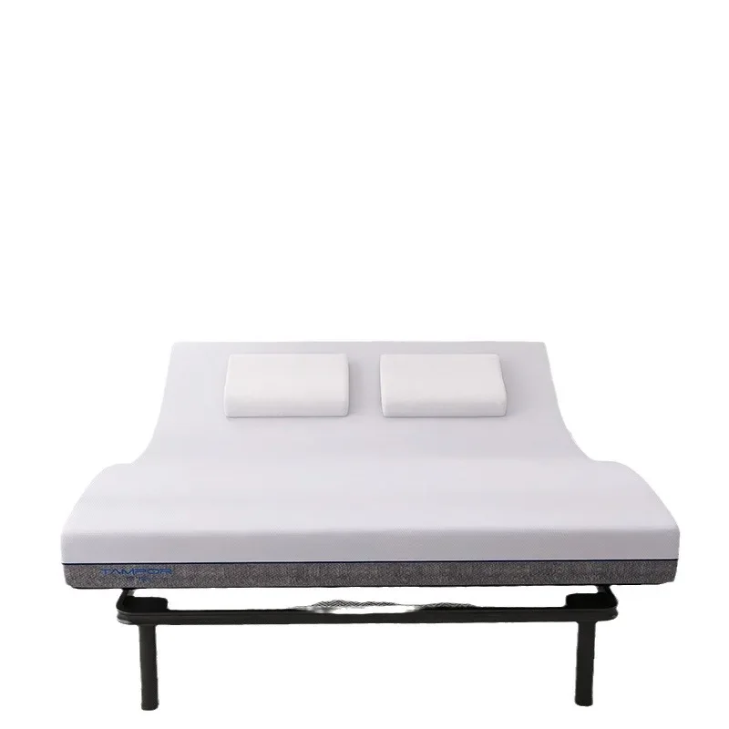 

Smart bed master bedroom, wedding bed light luxury, multi functional 0 pressure electric mattress, lifting integrated bed
