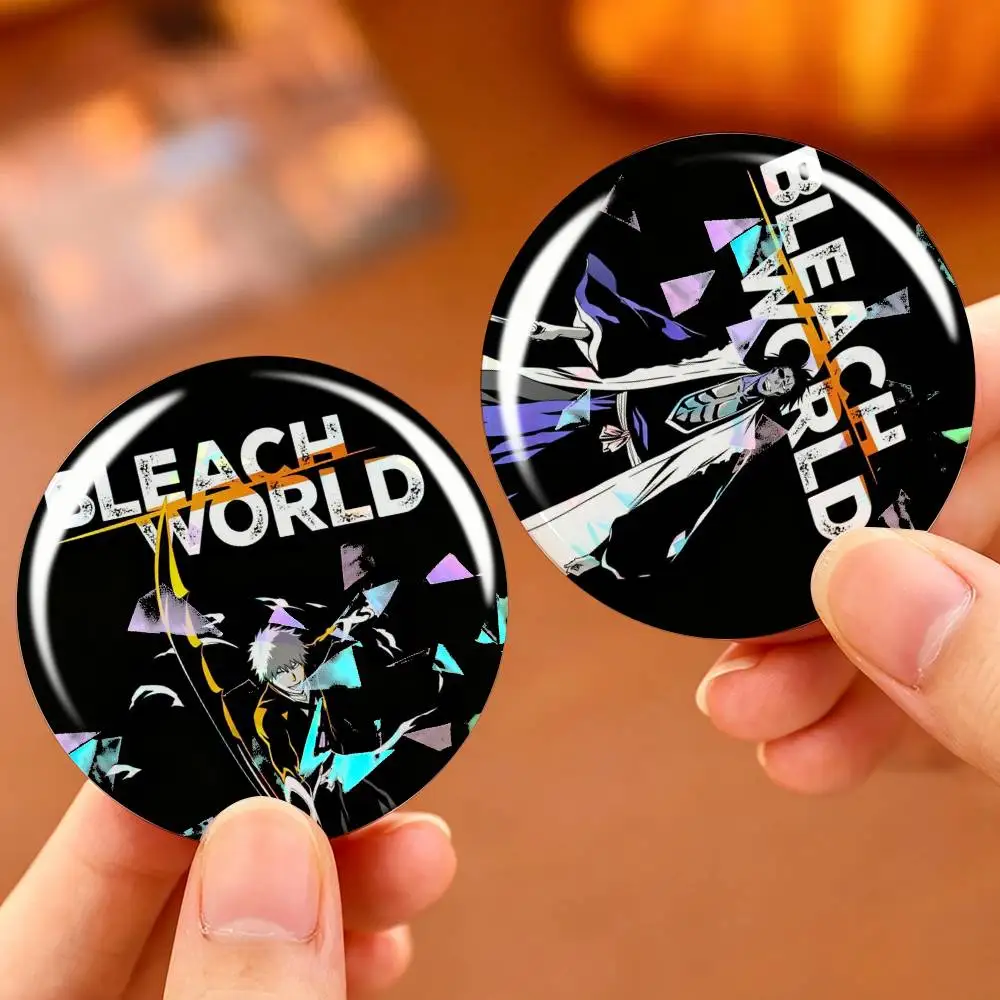 So Cool Anime B-BLEACH Characters Badges Creative Tinplate Round Button PinsBrooch Badge Clothes Backpack Custom