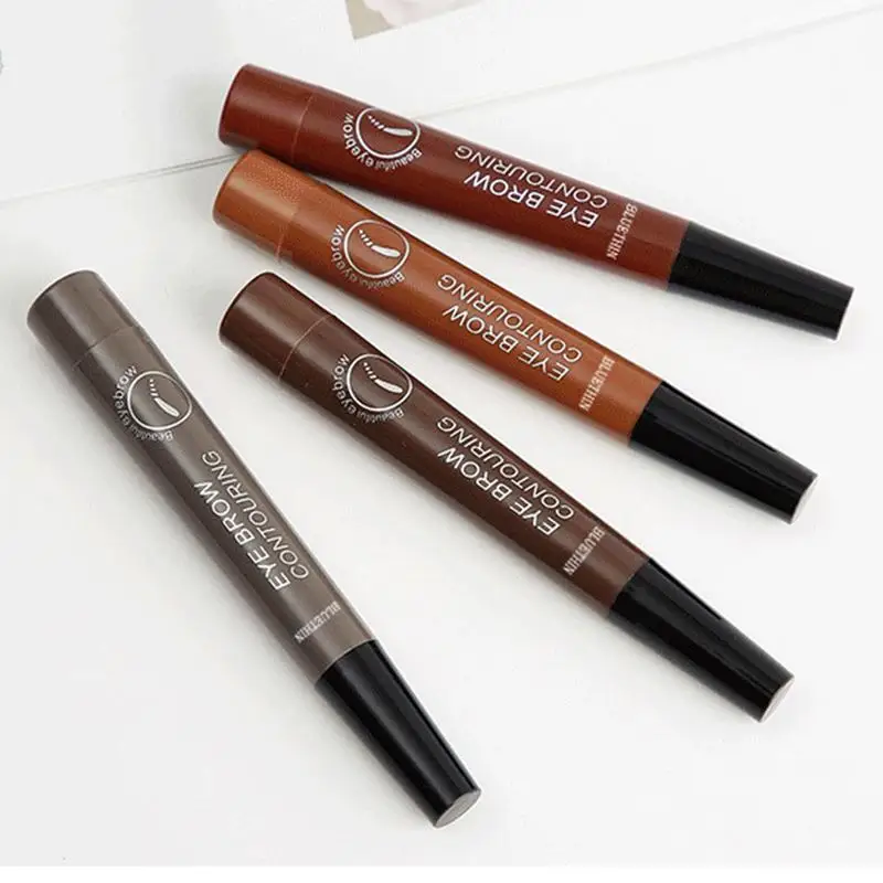 

Waterproof Liquid Eyebrow Pen 4 Point Eyebrow Pencil Long Lasting Cosmetic Liquid Brow Enhancers Pencil Beauty Makeup For Women