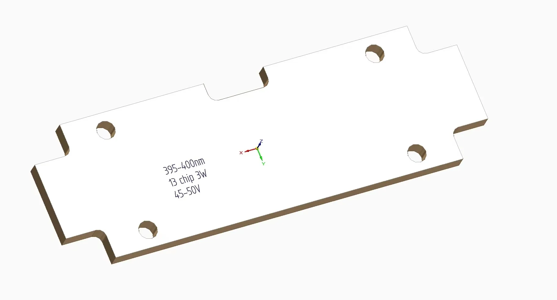 

UV LED Module for 3D Printing Ink Curing Jewelry Identification Banknote Verification Manicure Irradiation Amber 39W 3535 Lamp