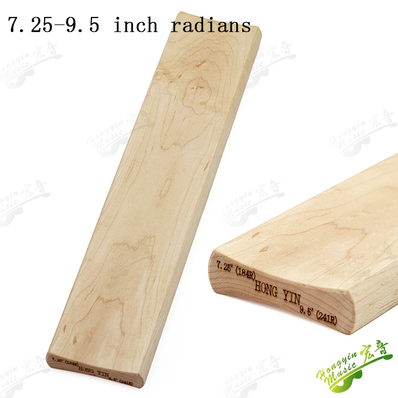 HUATOOL Radius Schleifblöcke 7,25 & 9,5, 10 & 12, 14 & 16 für Gitarre Bass Bund Nivellierung Griffbrett Gitarrenbauer Werkzeug verlängern 40 cm – Detail 2