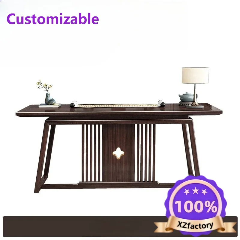 Escritorio YXY 2026 de madera maciza color viola oro y madera de sandalo, directo de fábrica, para oficina en casa, escritorio para computadora