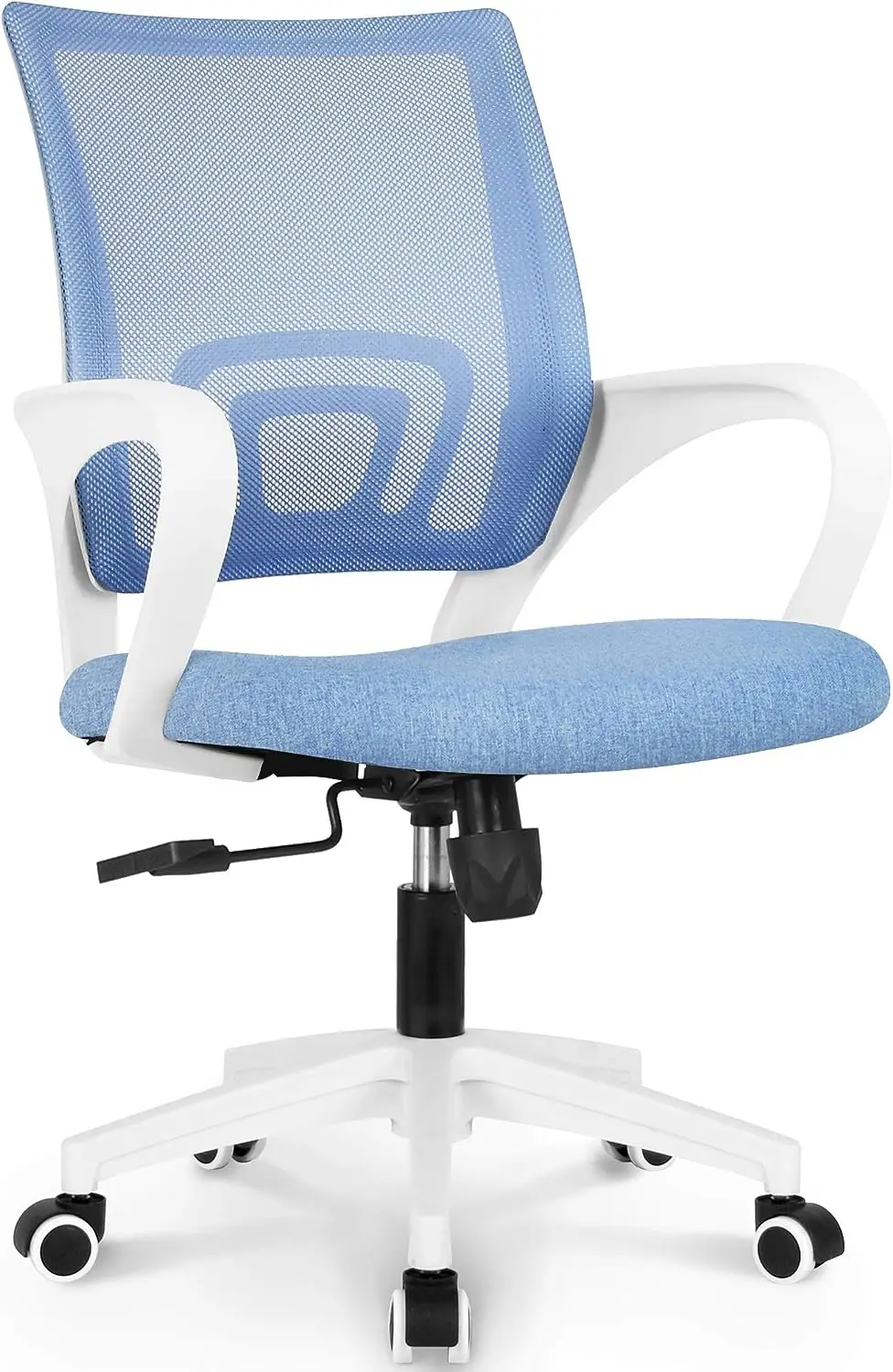 

Office computers, desks, chairs, games, ergonomically designed soft cushions, waist support, rotating executive seats