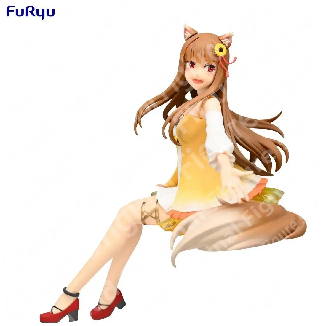 متوفر في المخزون الأصلي Furyu المعكرونة سدادة التاجر يلتقي الذئب الحكيم هولو هيماواري بولي كلوريد الفينيل عمل نموذج لجسم دمية لعبة الديكور